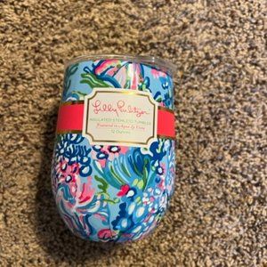NEW IN BOX LILY PULITZER INSULATED TEMLESS TUMBLER